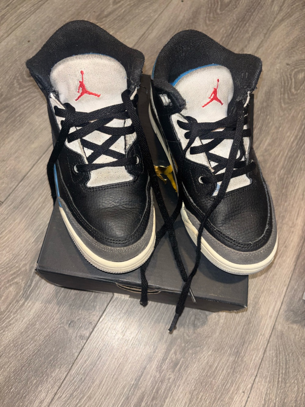 Jordan Kids Black, White & Red Jumpman Sneakers
